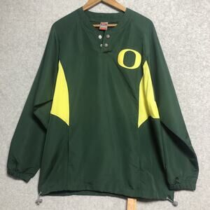 Nike Team University of Oregon Ducks Windbreaker Pullover Size Medium Baseball